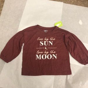 NWT Girls Size 4 Crazy 8 Long Sleeve Shirt